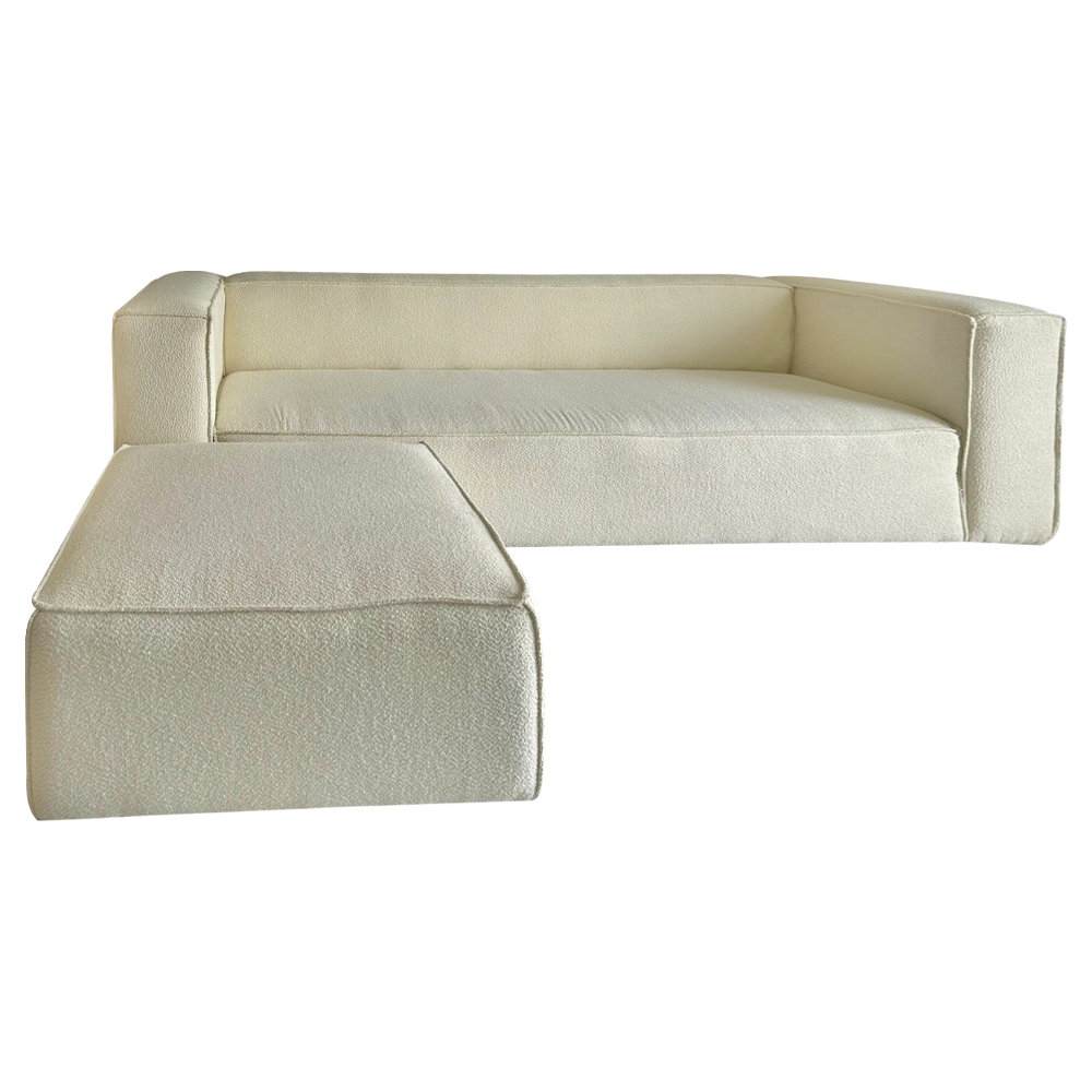 Newport Boucle 3-Seater Sofa