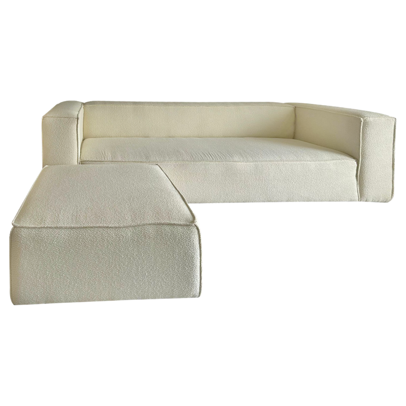 Newport Boucle 3-Seater Sofa