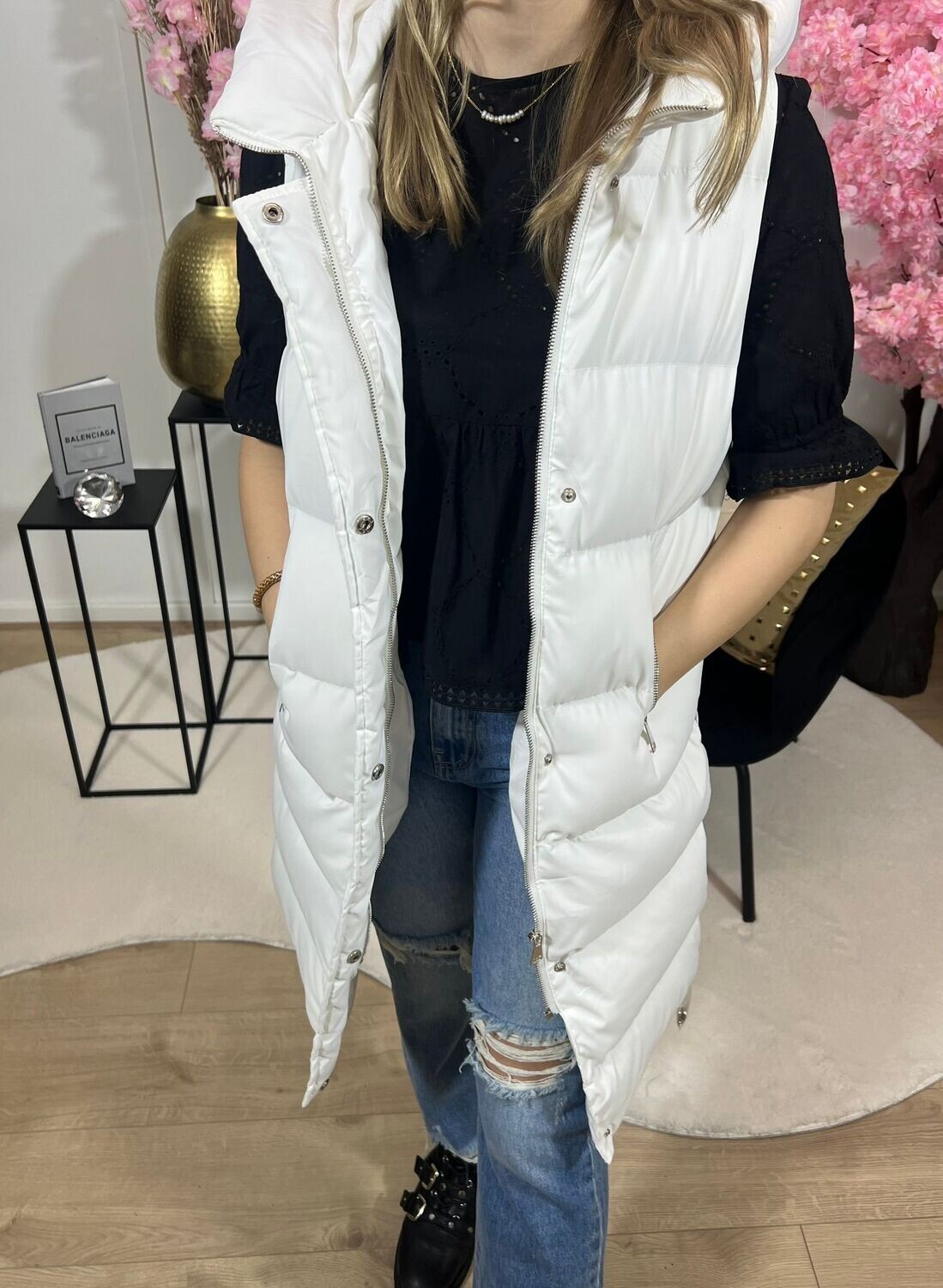 BODYWARMER WIT