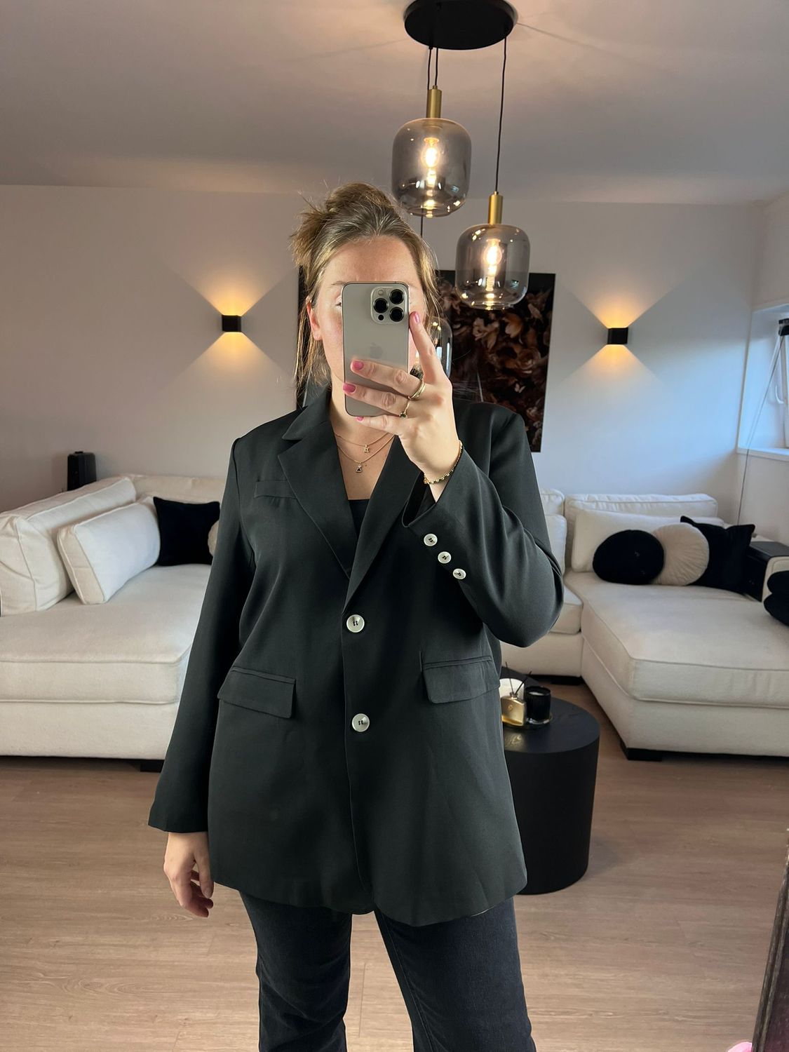 VERA BLAZER ZWART