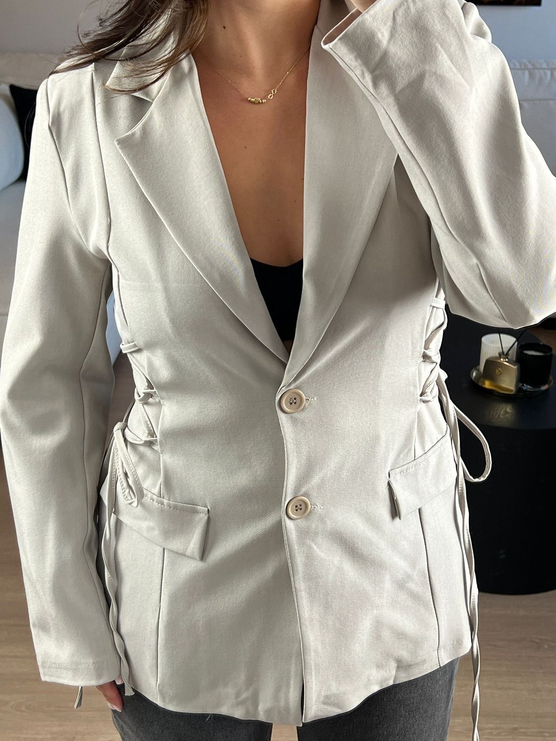 MAEVE BLAZER BEIGE