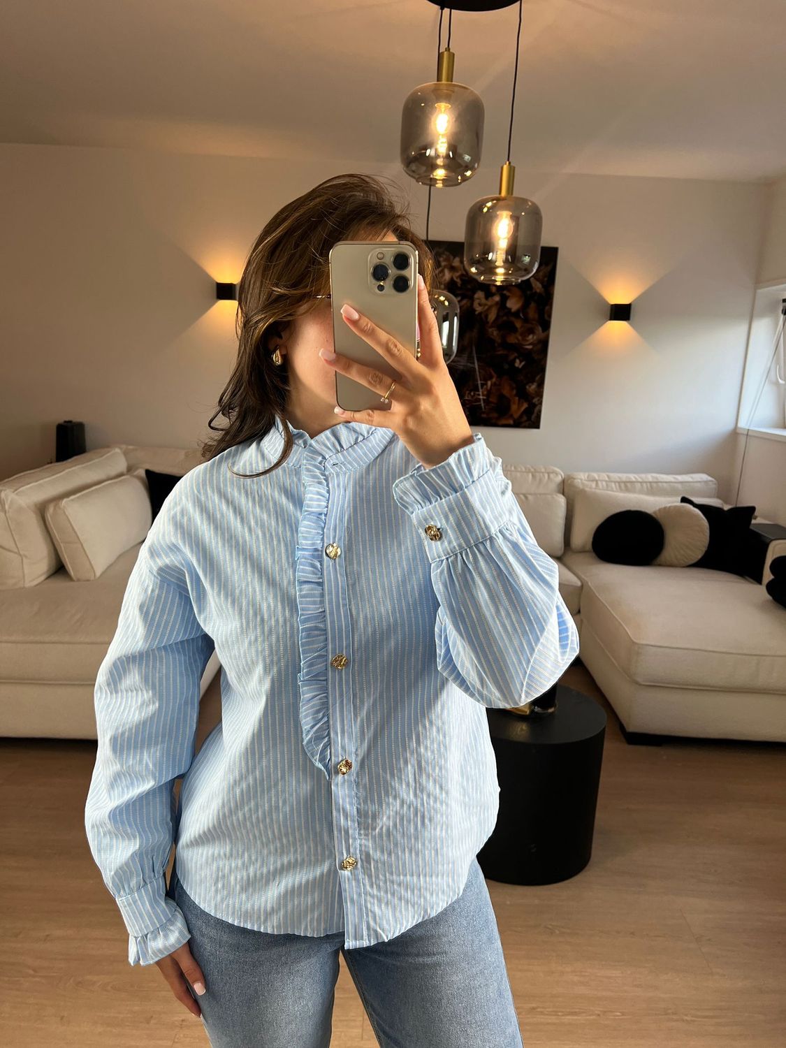 FIEN BLOUSE BLAUW