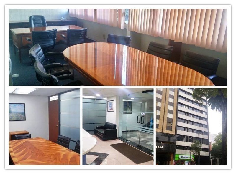 RENTA DE OFICINA PRIVADA AMUEBLADA CON ESCRITORIO Y MESA DE JUNTAS