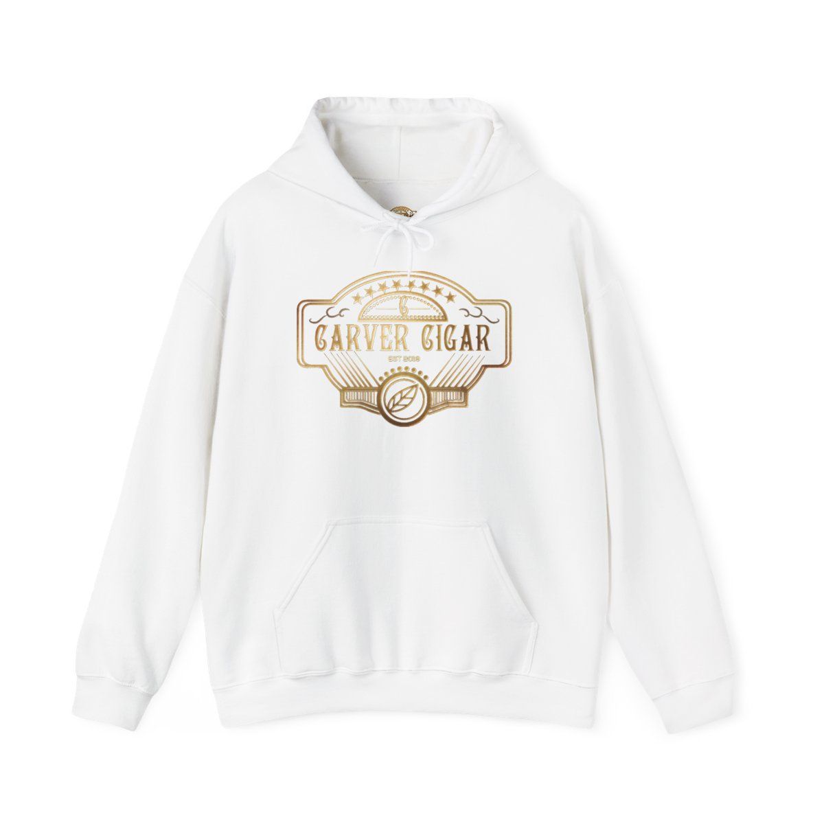 Carver Cigar Hoodie, Colors: White, Sizes: S