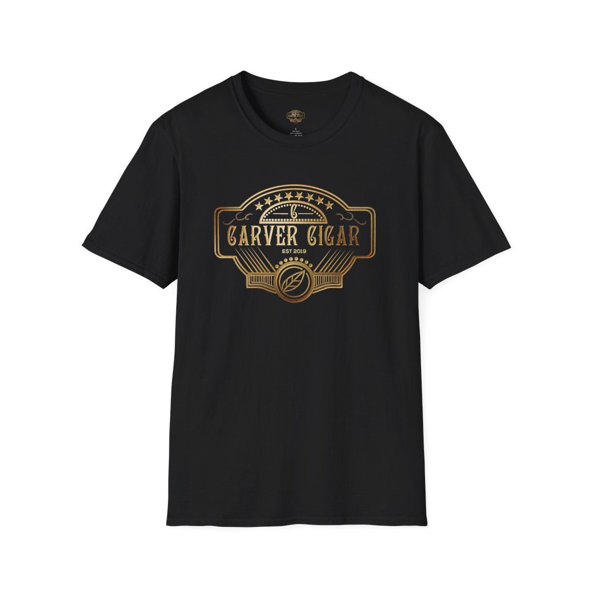 Carver Cigar Mizora Cigar T-shirt, Sizes: XS, Colors: Black
