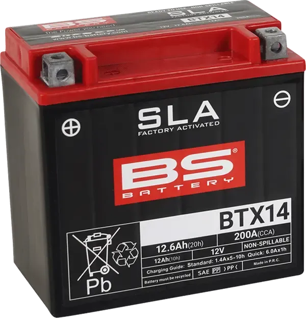 BATTERY BS BTX14 SLA