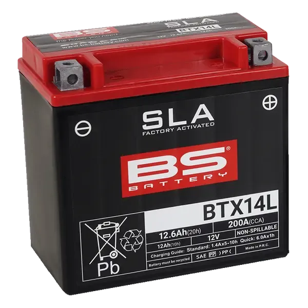 BATTERY BS BTX14L SLA