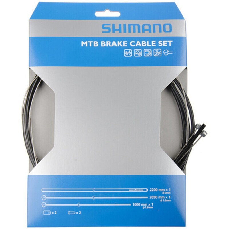 Shimano MTB Bremszugset Edelstahl