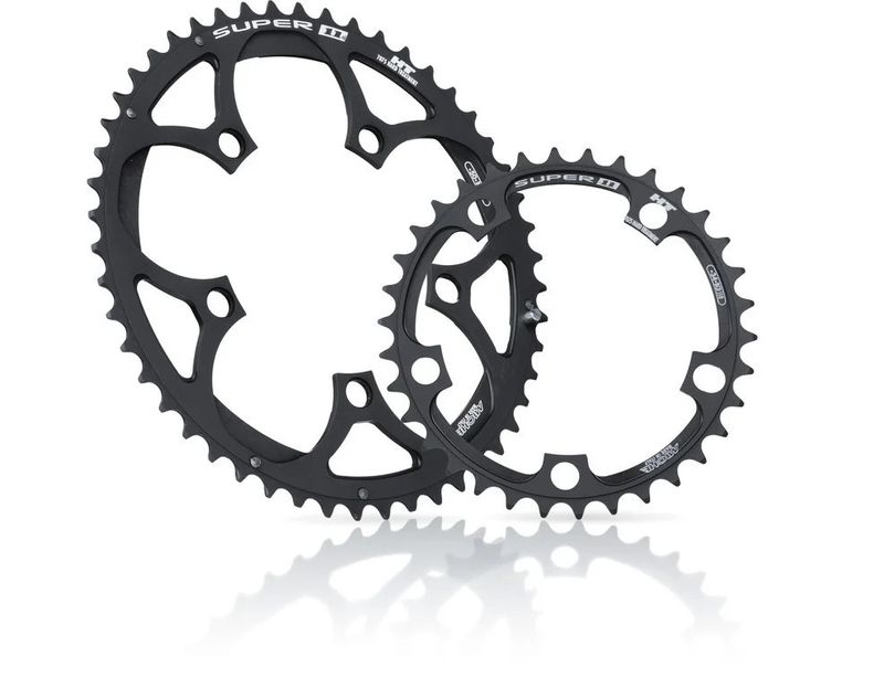 Miche Super 11 Kettenblatt Campagnolo 11-fach BCD 110 mm 5-Arm schwarz