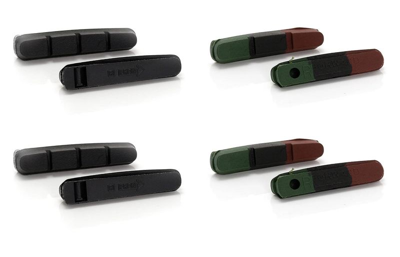 XLC BS-X01 Ersatzbremsgummis 55 mm für Shimano Road Cartridge 4er Set