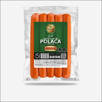 Salchicha Polaca 5 unidades 400gr
