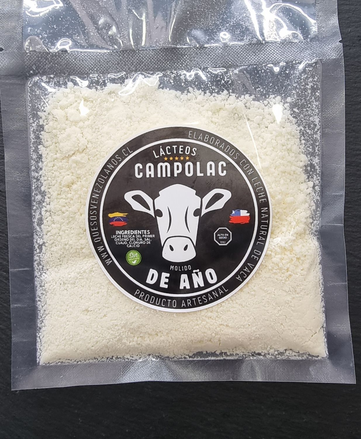 Queso de año molido Premium 200gr