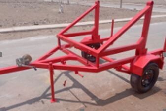 Porta bobina con winche