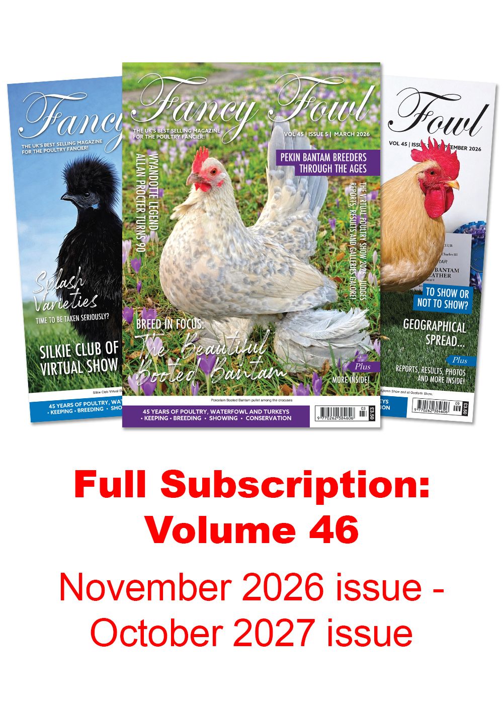 Fancy Fowl UK Full Subscription (Nov 2026 - Oct 2027)