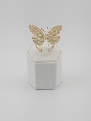 Big Butterfly Ring 14k Size 8