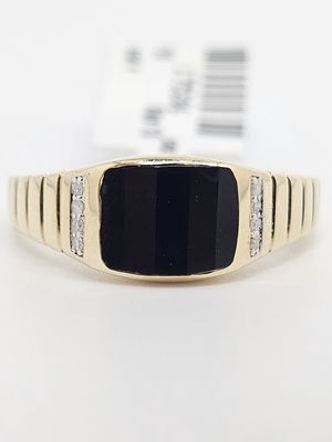 Rectangle Onyx Ring