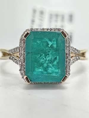 Rectangle Emerald Ring