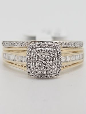 Duo Halo Bridal Rings