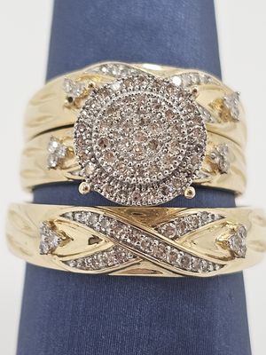 Trio Round Bridal Set