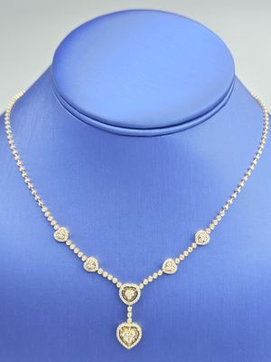 Sparkle Hearts Necklace