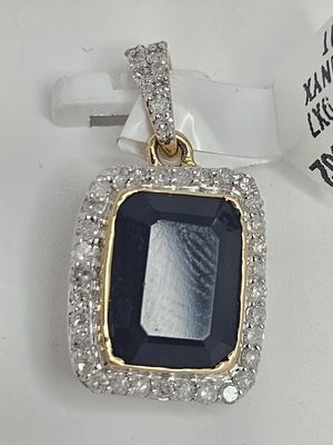 Rectangle Onyx Pendant