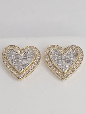 Heart Stud Earrings
