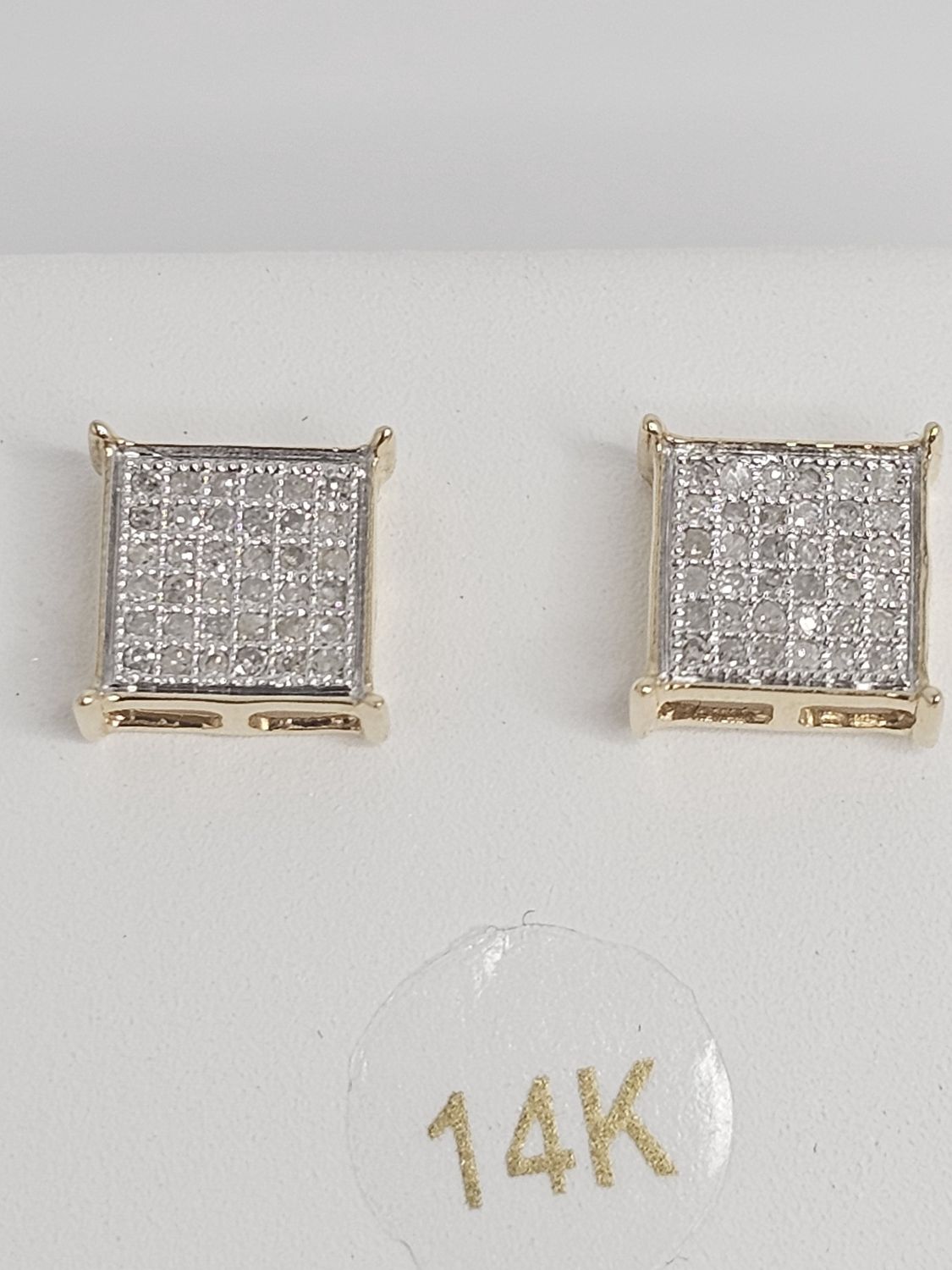 Lifted Square Earrings