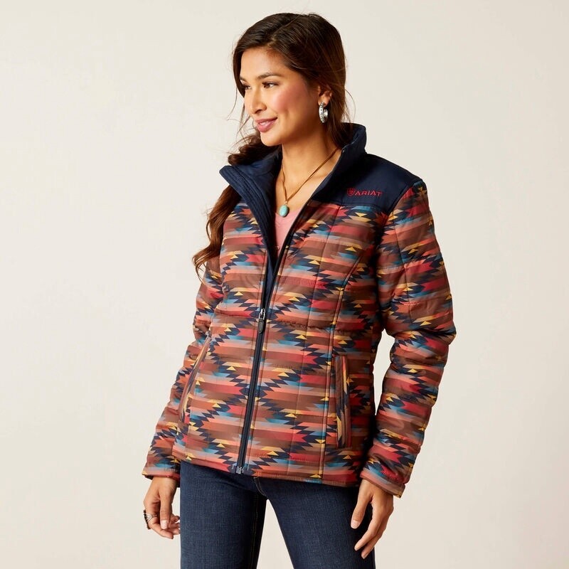 10046682 WOMEN&#39;S ARIAT CRIUS INSULATED JACKET MIRAGE PRINT