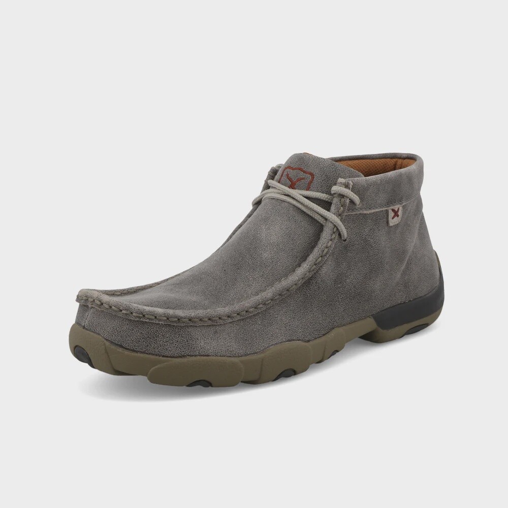 MDM0072 MEN&#39;S TWISTED X GREY DRIVING MOCS