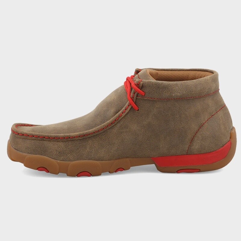 MDM0036 MEN'S TWISTED X RED/BOMBER DRIVING MOCS