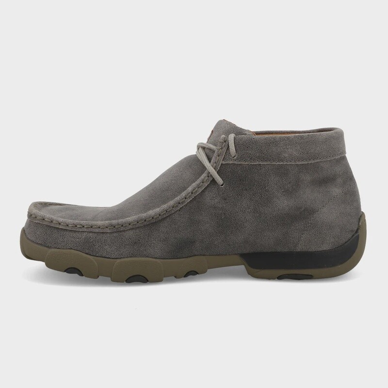 MDM0072 MEN'S TWISTED X GREY DRIVING MOCS