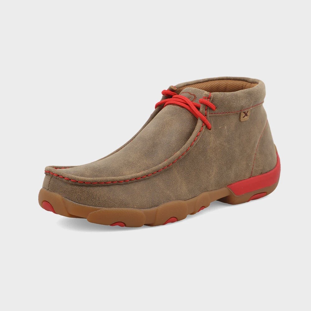MDM0036 MEN&#39;S TWISTED X RED/BOMBER DRIVING MOCS