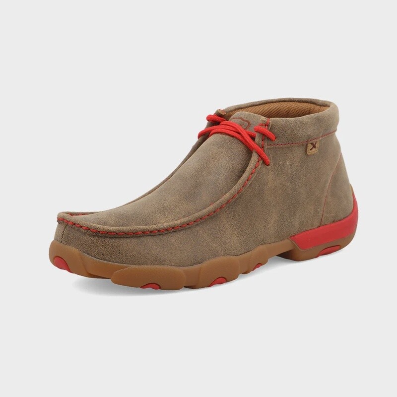 MDM0036 MEN&#39;S TWISTED X RED/BOMBER DRIVING MOCS