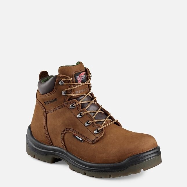 2240 MEN&#39;S RED WING 6&quot; KING TOE WATERPROOF SAFETY TOE LACER WORK BOOT