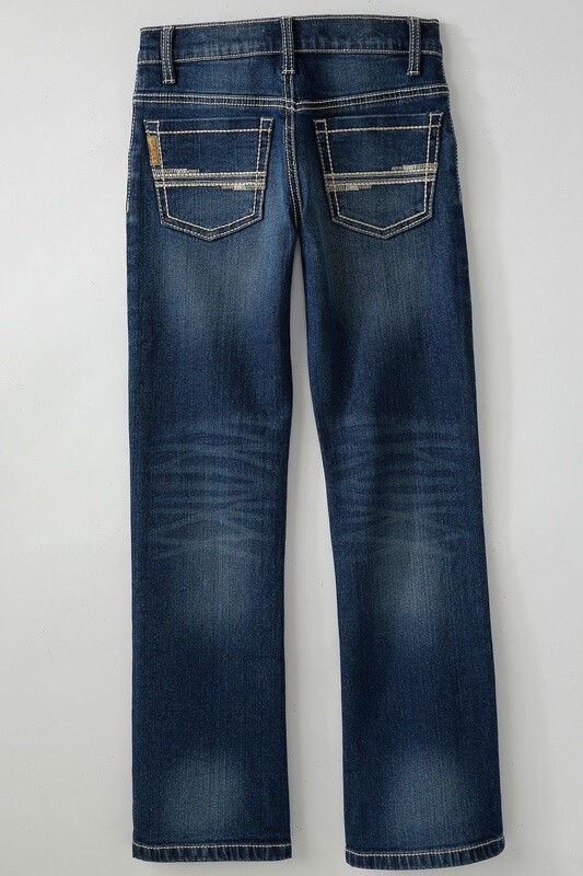 MB16781005 BOY'S CINCH SLIM FIT DARK STONE WASH