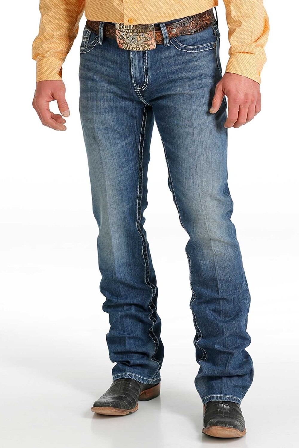 MB55836001 Men&#39;s Cinch IAN Slim Fit Medium Wash Jean