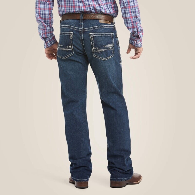 10021767 Men's Ariat M4 Low Rise Stretch Adkins Boot Cut Jean