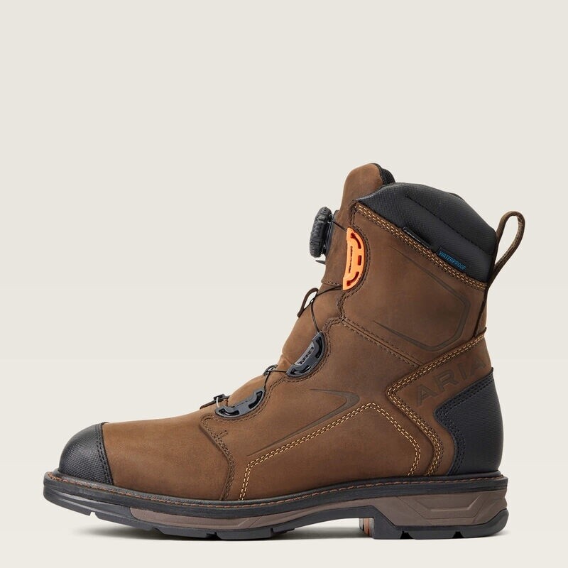 10038922 Men's Ariat WorkHog XT 8" BOA Waterproof Carbon Toe Work Boot