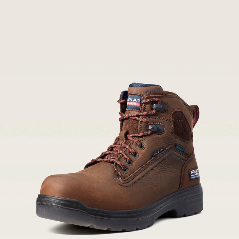 10036739 Men&#39;s Ariat Turbo 6&quot; USA Assembled Waterproof Carbon Toe Work Boot