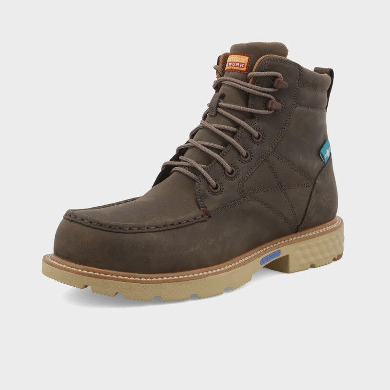 MXCNW06 MEN&#39;S TWISTED X 6&quot; SHITAKE NANO TOE WORK BOOT