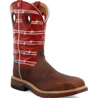 MXBNW01 MEN&#39;S TWISTED X 12&quot; CARBON NANO TOE ELECTRICAL HAZARD WESTERN WORK BOOT