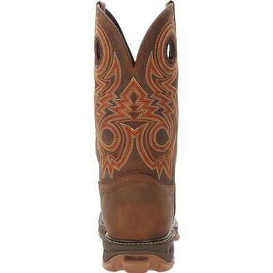 Durango Maverick Xp Bottes de travail imperméables à lacets à bout carré pour homme, marron, 43 EU