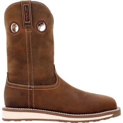DDB0451 MEN&#39;S DURANGO® MAVERICK WXP 11&quot; STEEL TOE WATERPROOF WESTERN WEDGE WORK BOOT