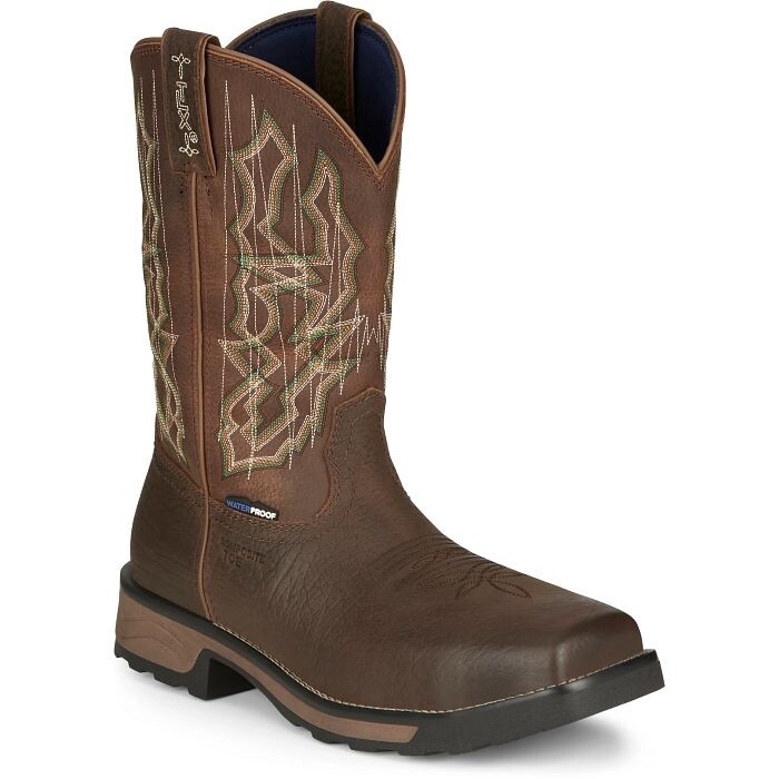 TW3415 MEN'S TONY LAMA ANCHOR 11" COMPOSITE TOE WATERPROOF WORK BOOT