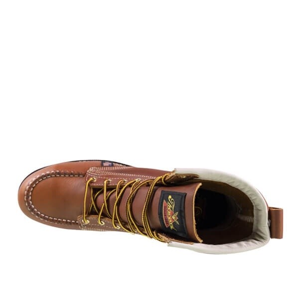804-4200 MEN'S THOROGOOD AMERICAN HERITAGE – 6″ TOBACCO SAFETY TOE – MOC TOE MAXWEAR WEDGE™