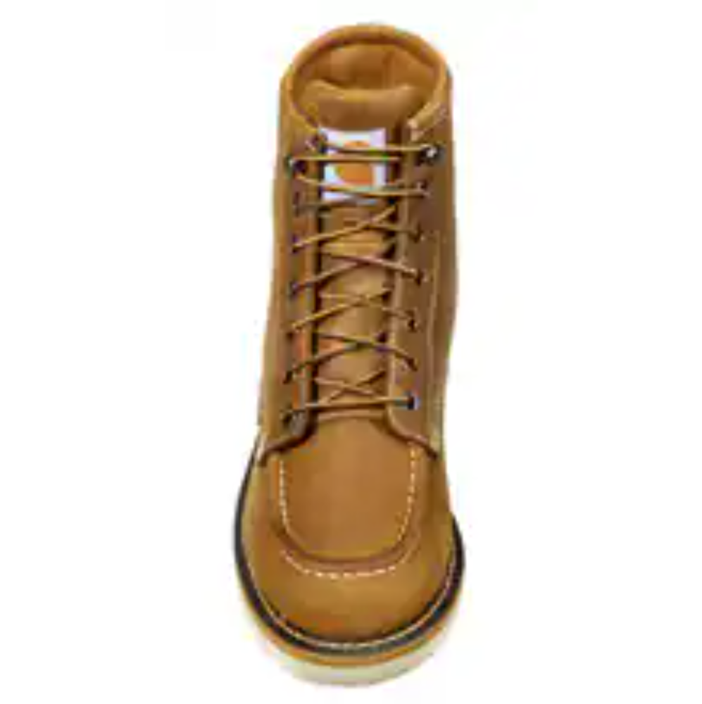 FW6225 WOMEN&#39;S CARHARTT WATERPROOF 6&quot; MOC STEEL TOE WEDGE WORK BOOT