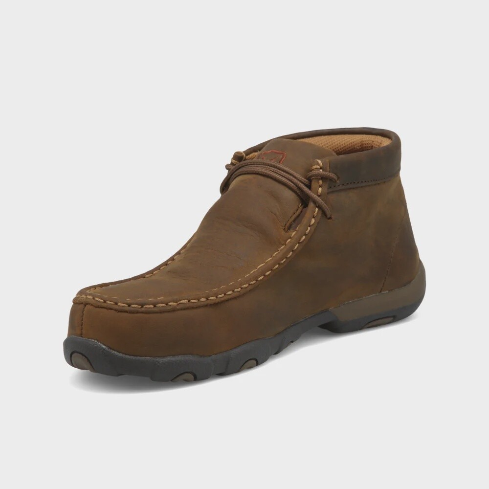 WDMST01- WOMEN&#39;S TWISTED X STEEL TOE WORK CHUKKA DRIVING MOC