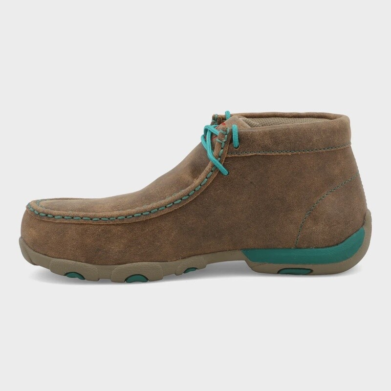 WDMAL01 WOMEN'S ALLOY TOE BOMBER/TURQ MOC