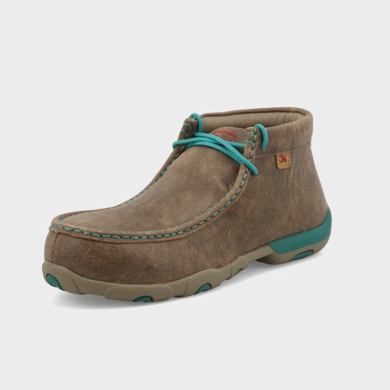 WDMAL01 WOMEN&#39;S ALLOY TOE BOMBER/TURQ MOC
