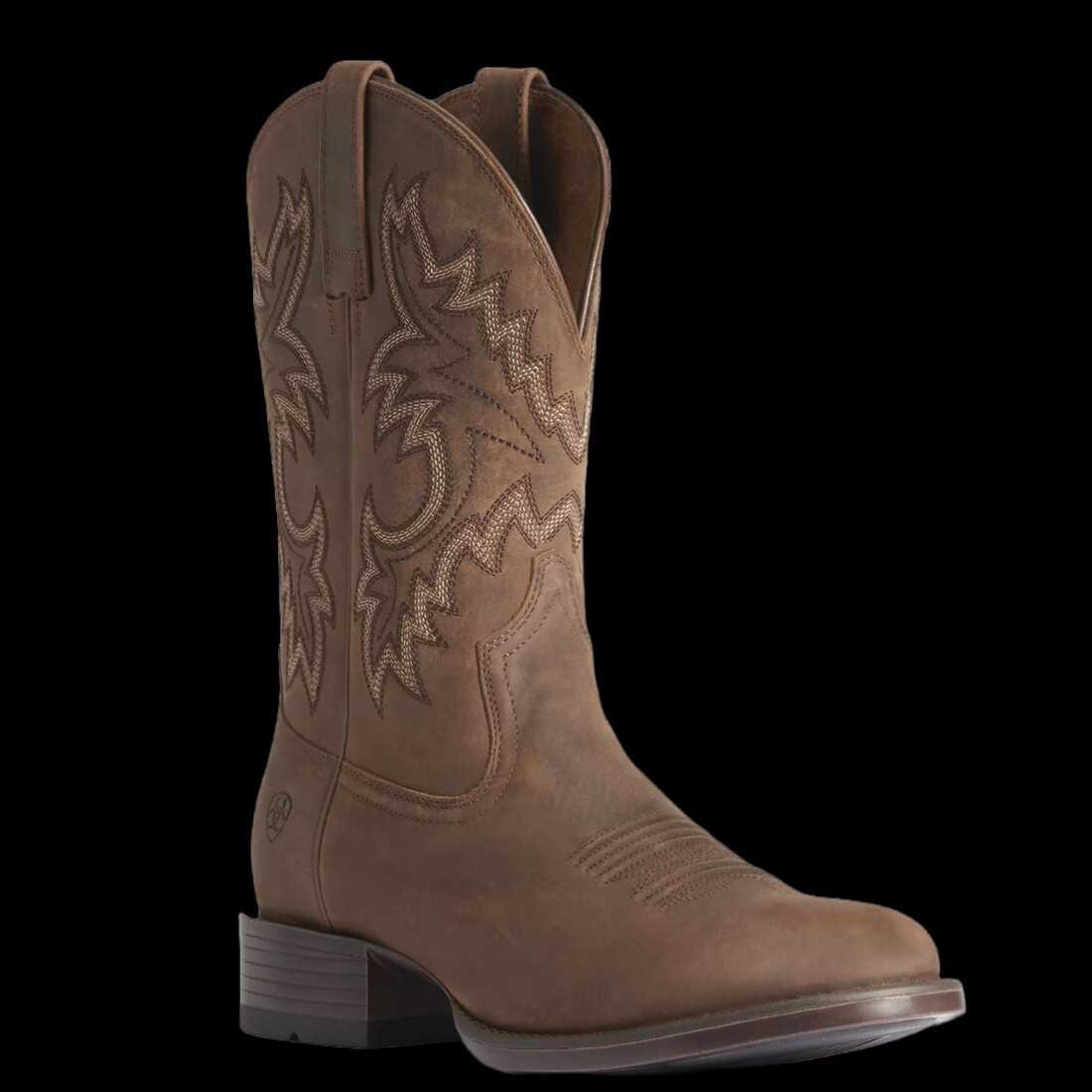 10038367 Men&#39;s Ariat Stockman Ultra Talon Tan Round Toe Boots
